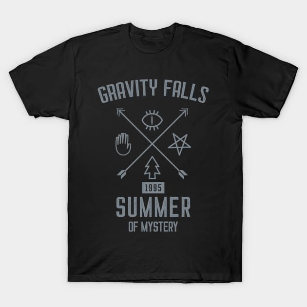 Gravity Falls Summer of Mystery 1995 T-Shirt by The Fanatic